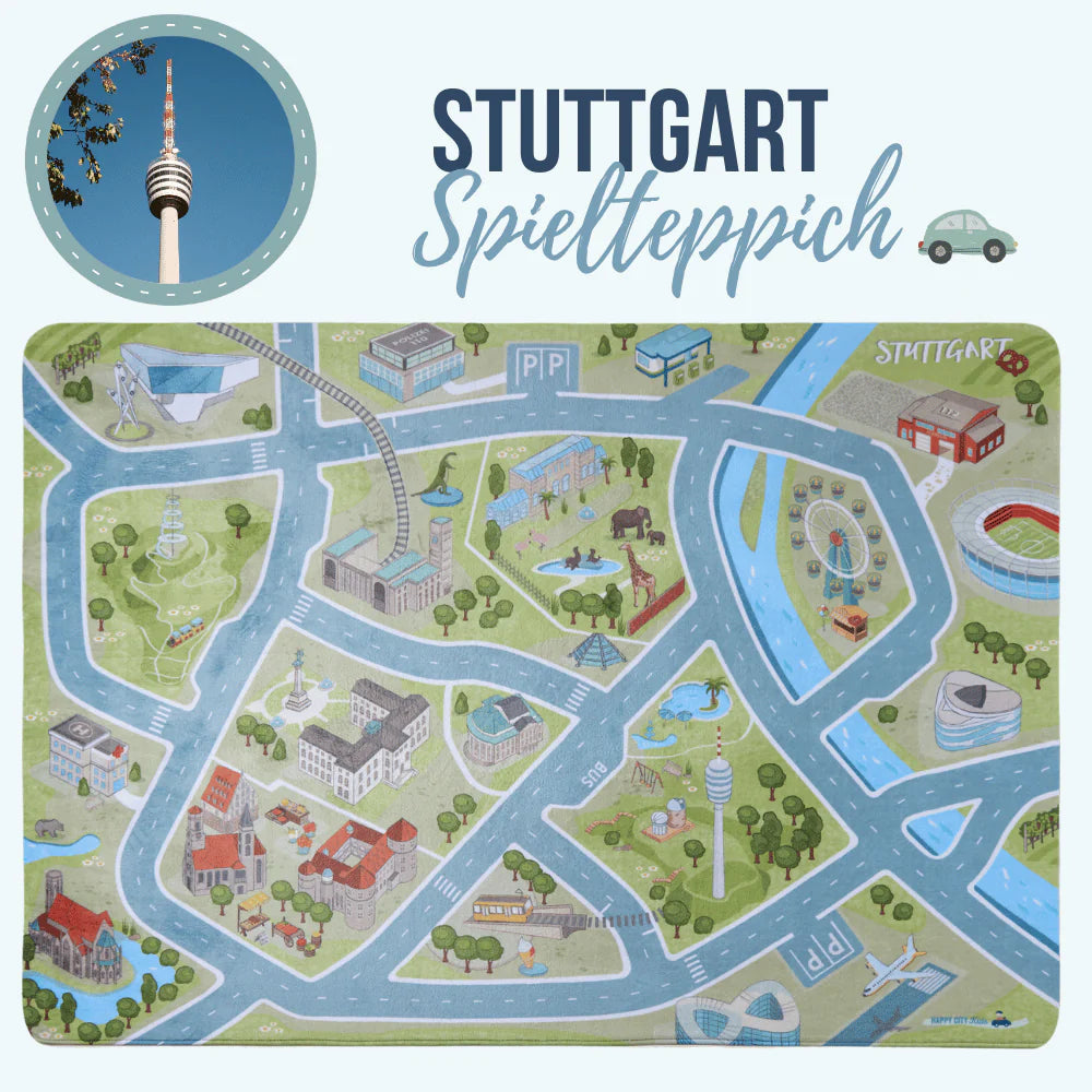 HappyCityKids Spielteppich Stuttgart - Bild