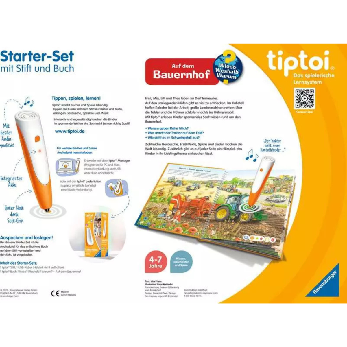 Tiptoi Starter-Set: Stift + Sachbuch Auf dem Bauernhof