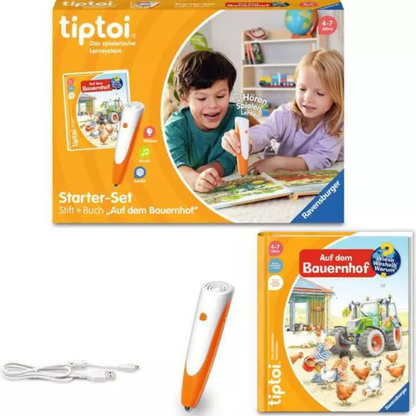 Tiptoi Starter-Set: Stift + Sachbuch Auf dem Bauernhof