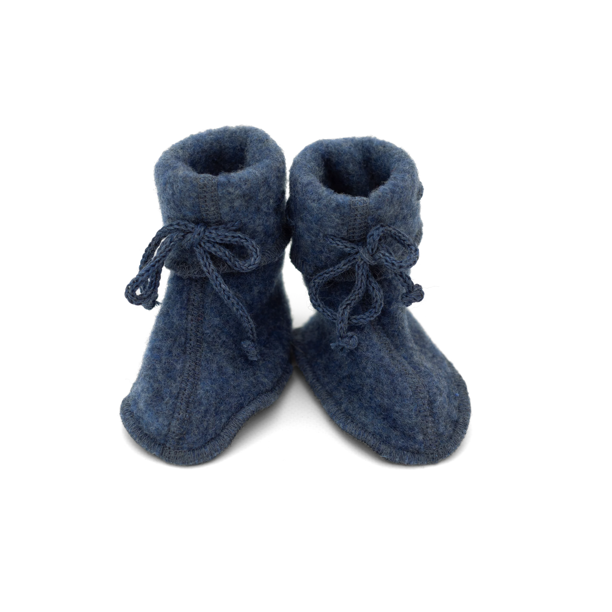 Engel Baby-Schühchen mit Bändel - IVN BEST - blau melange - Bild