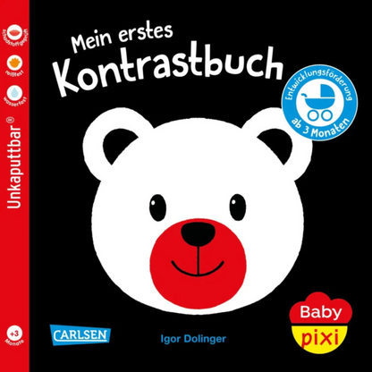 Carlsen Baby Pixi Unkaputtbar 156 - Mein erstes Kontrastbuch ab 3 Monaten
