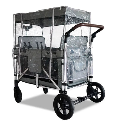 FUXLIFE Regenschutz Transpartent - Bollerwagen CTXL-900