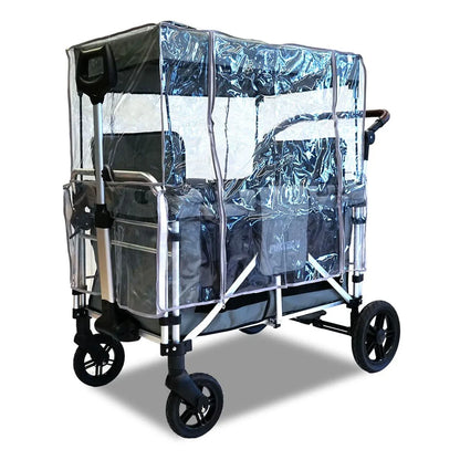 FUXLIFE Regenschutz Transpartent - Bollerwagen CTXL-900