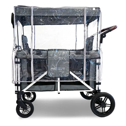 FUXLIFE Regenschutz Transpartent - Bollerwagen CTXL-900