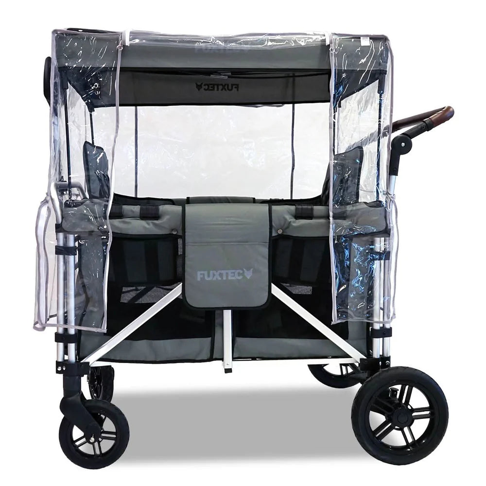 FUXLIFE Regenschutz Transpartent - Bollerwagen CTXL-900