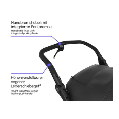 tfk MONO 4 Premium - Kombikinderwagen 2-in-1 mit Luftrad-Set