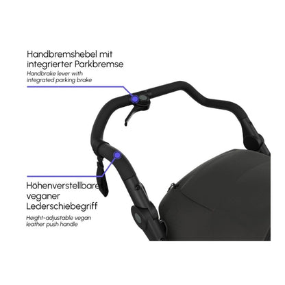 tfk PRO - Kombikinderwagen 2-in-1 mit Luftrad-Set