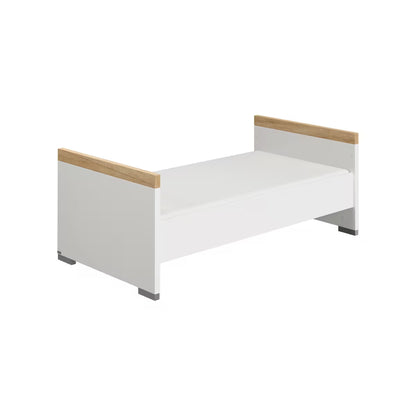 Paidi OSCAR Babybett Air-Comfort Kreideweiß/Eiche-Nebraska