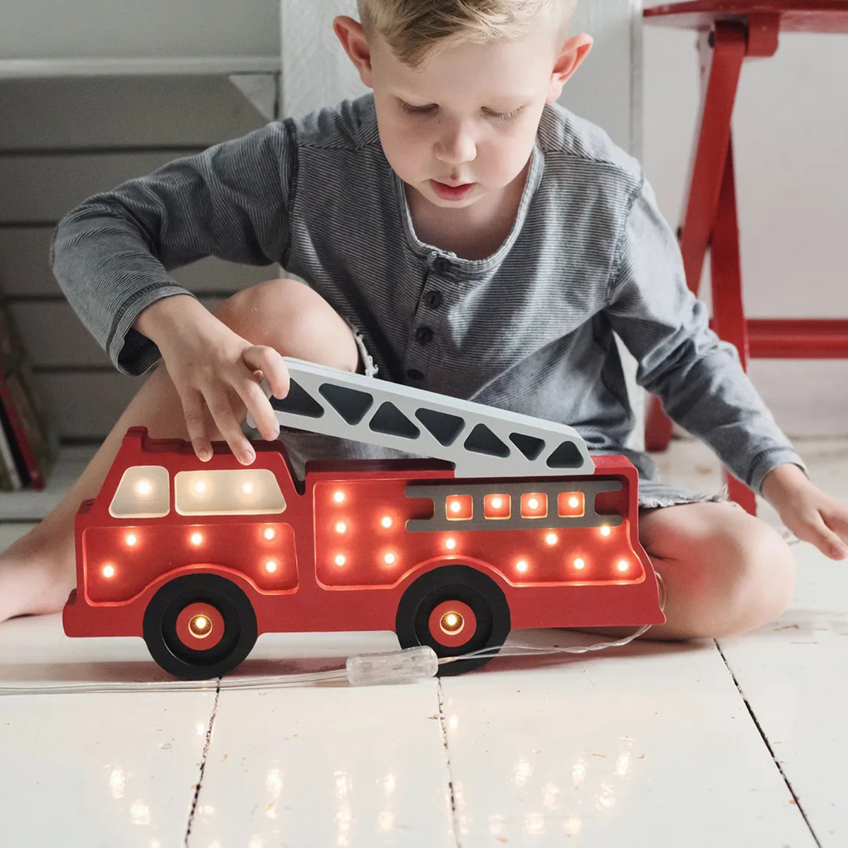 Little Lights Firetruck Lamp