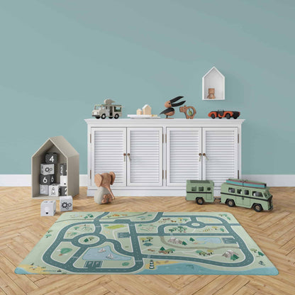 HappyCityKids Spielteppich Raus aufs Land
