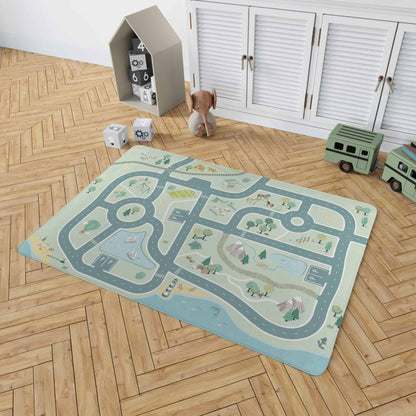 HappyCityKids Spielteppich Raus aufs Land
