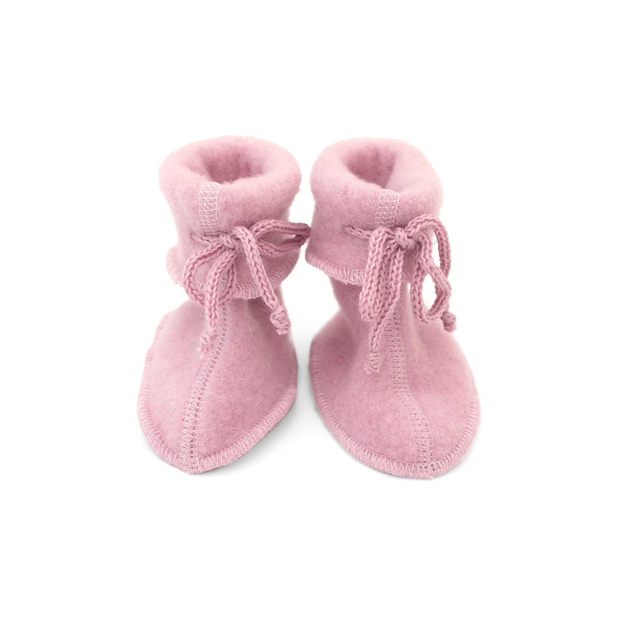 Engel Baby-Schühchen mit Bändel - IVN BEST - rosenholz melange - Bild