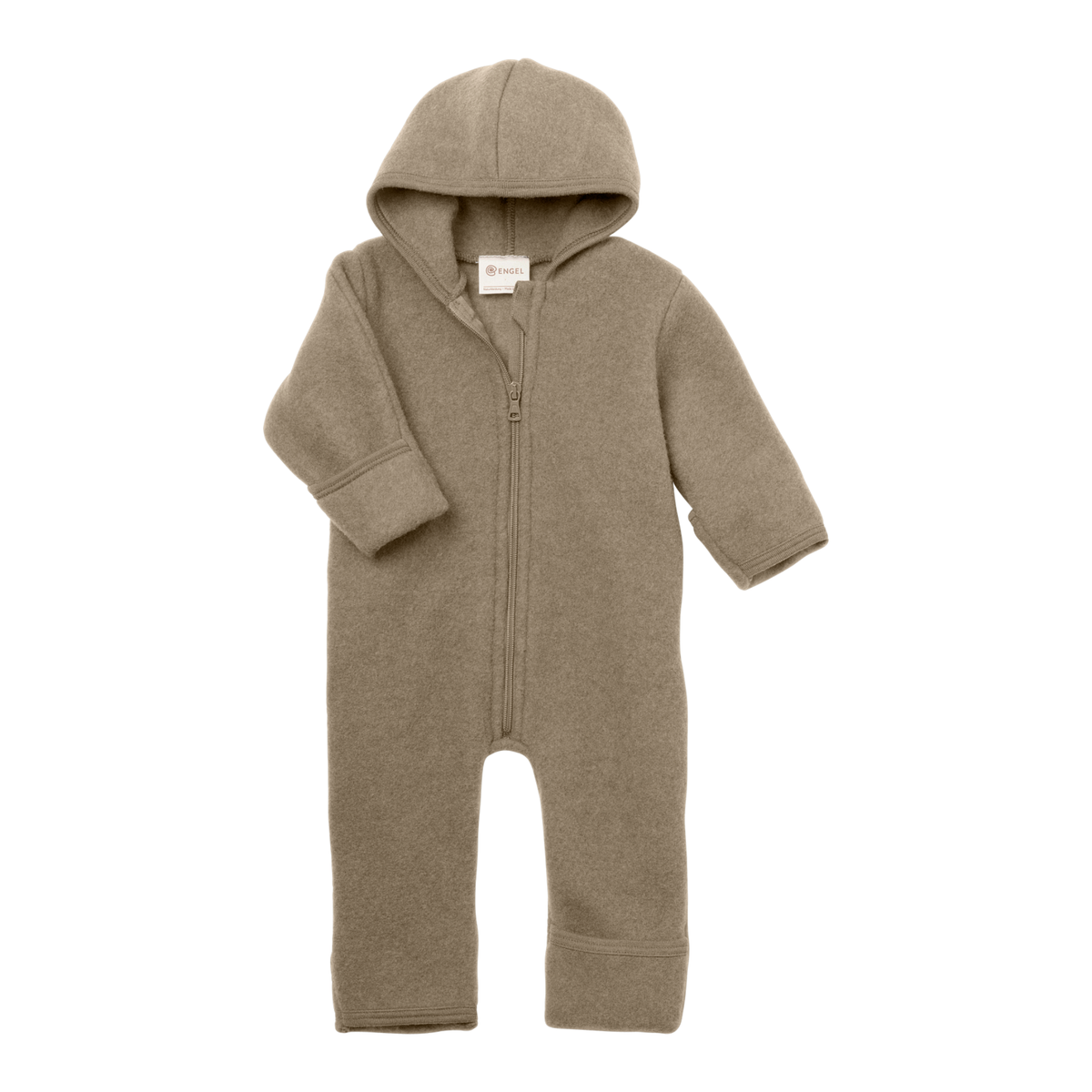 Engel Baby-Overall mit Kapuze und Reißverschluss
