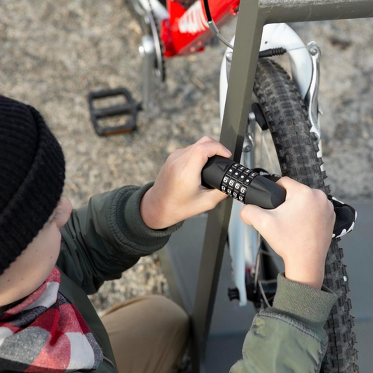 Woom LOKKI Fahrradschloss black