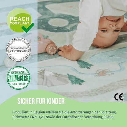 HappyCityKids Spielteppich Raus aufs Land